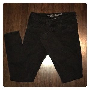 American Eagle Super Stretch Black Jeggings
